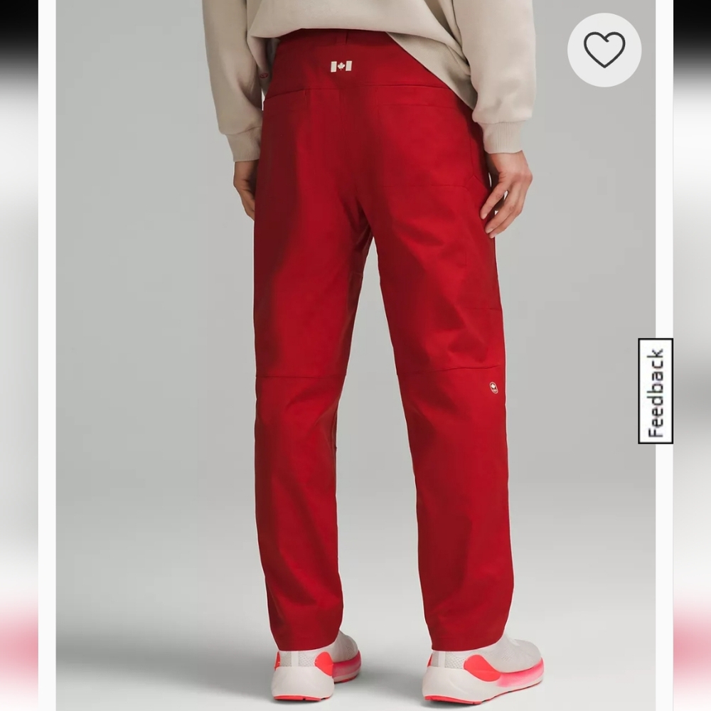 New Lululemon Carpenter pants,Team Canada,Limited Edition - Picture 2 of 16